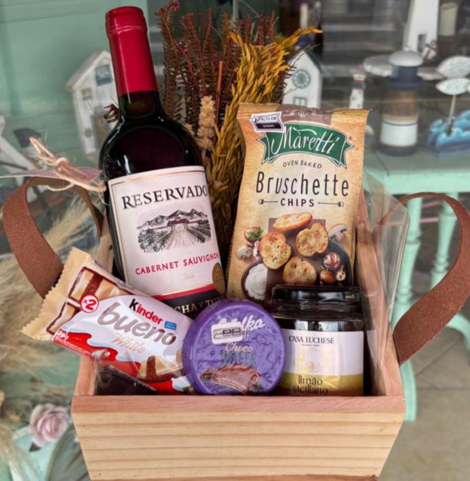 Cesta Verbena Quitéria | Flores Elegantes Suprema Arte